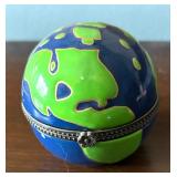 Globe, Carousal, Airplane and Patriotic Motif Trinket Boxes