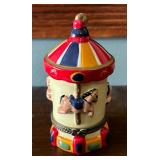 Globe, Carousal, Airplane and Patriotic Motif Trinket Boxes