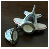 Globe, Carousal, Airplane and Patriotic Motif Trinket Boxes