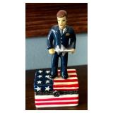 Globe, Carousal, Airplane and Patriotic Motif Trinket Boxes