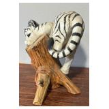 Andrea by Sadek White Tiger Figurine