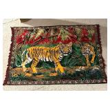 Vintage Tiger Pattern Tapestry