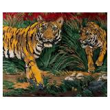 Vintage Tiger Pattern Tapestry