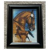 Horse Motif Diamond Art