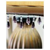 Table Lamp with Beaded Shade