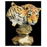 Three Exotic Tiger Figurines