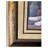 Large and Beautiful Framed Tiger Print