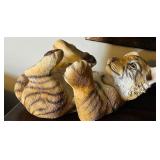 Adorable Sandicast Tiger Cub Sculpture