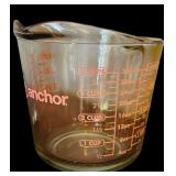 Glass Measuring Cups by Pyrex and Anchor
