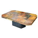 Large Tile Topped Table