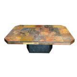 Large Tile Topped Table