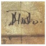 Framed Tiger Design Print by D. Pinto