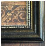 Framed Tiger Design Print by D. Pinto