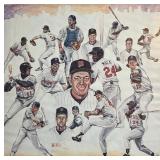 Minnesota Twins Baseball 1991 World Series Champions Print by Dave Olsen