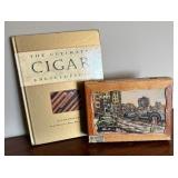 Cigar Book by Julian Holland with Cigar Box