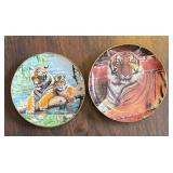 Tiger Themed Plates by Royal Doulton, Princeton Gallery and More