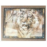 Framed Tiger Print by McCaritt