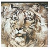 Framed Tiger Print by McCaritt