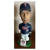 Minnesota Twins Baseball Bobble Head Figurines including Cuddyer, Radke, Aguilera, Nathan and TC