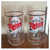 Minnesota Twins Baseball Glassware with Tote