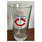 Minnesota Twins Baseball Glassware with Tote