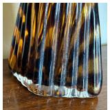 Vintage Murano Style Coin Purse Glass Vase