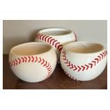 Baseball Figurine Cup, Bowls and Bank