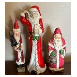 Festive Santa Figurines