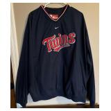 Two Minnesota Twins Baseball Size XL Pullover Windbreakers