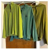 Three Tommy Bahama Size Large Pullovers