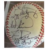 Three Autographed Baseballs