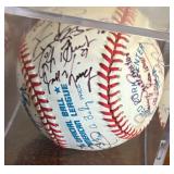 Three Autographed Baseballs