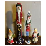 Decorative Santa Figurines