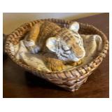 Three Tiger Figurines