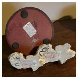 Three Tiger Figurines