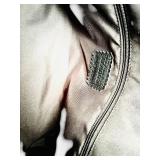 Vintage Italian Leather Large Duffel Style Bag