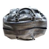Vintage Italian Leather Large Duffel Style Bag