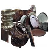 Decorative Candle Holders, Silver Plated Items and More