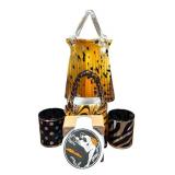 Adorable Glass Purses, Coasters and Candle Holders