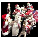 Christmas Came Early! Lot of Unique Santa Figurines for the Holiday!