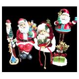 Christmas Came Early! Lot of Unique Santa Figurines for the Holiday!