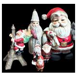 Christmas Came Early! Lot of Unique Santa Figurines for the Holiday!
