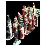 Christmas Galore! Fabulous Tall Santa Clause Figurines