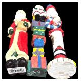 Christmas Galore! Fabulous Tall Santa Clause Figurines