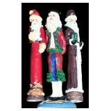 Christmas Galore! Fabulous Tall Santa Clause Figurines