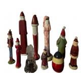 Great Variety of Holiday Santa Decor