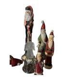 Great Variety of Holiday Santa Decor