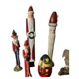 Great Variety of Holiday Santa Decor