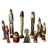 Great Variety of Holiday Santa Decor