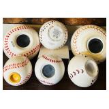 Large Collection of Ceramic Baseball Coin Banks